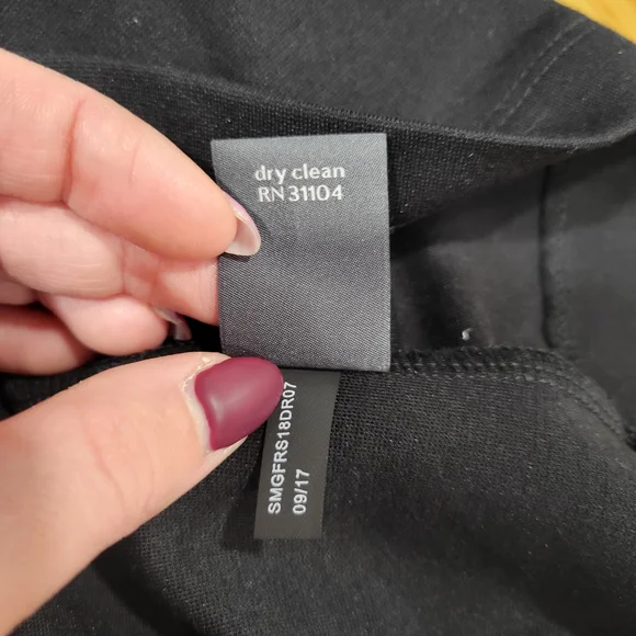 The Limited Classic Black Mini Dress With Diamonds On Sleeves Size 4. NWT - Picture 9 of 9